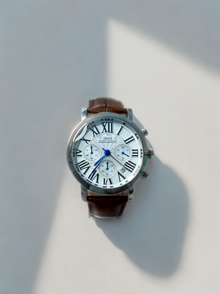 Leather Ibso Chronograph -Brown